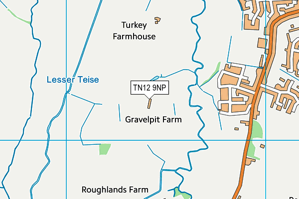 TN12 9NP map - OS VectorMap District (Ordnance Survey)