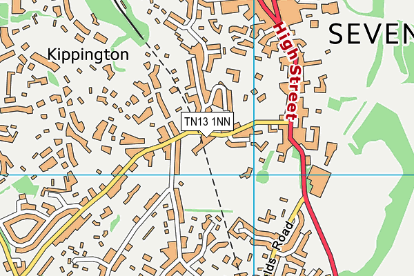 TN13 1NN map - OS VectorMap District (Ordnance Survey)