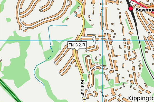 TN13 2JR map - OS VectorMap District (Ordnance Survey)