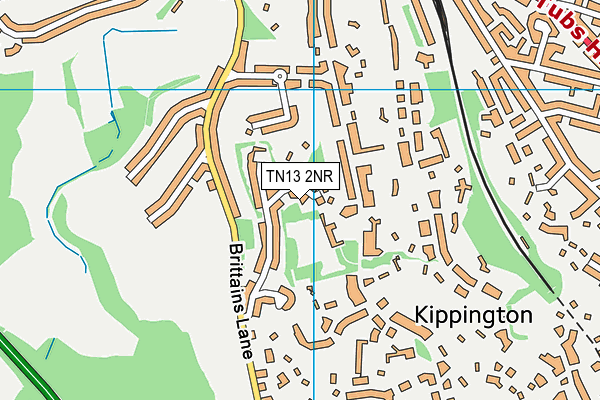 TN13 2NR map - OS VectorMap District (Ordnance Survey)