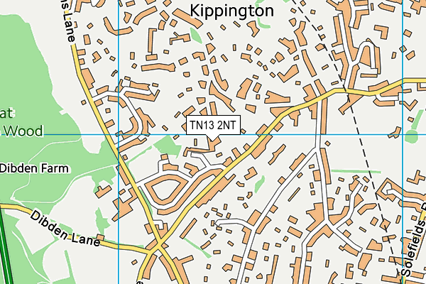 TN13 2NT map - OS VectorMap District (Ordnance Survey)