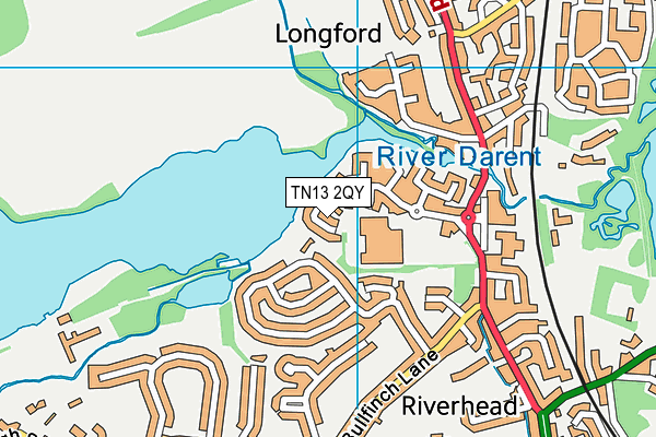 TN13 2QY map - OS VectorMap District (Ordnance Survey)