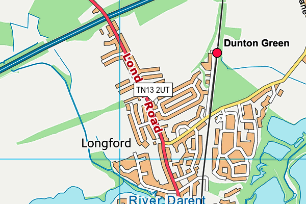 Map of DUNTON GREEN RESTAURANT LIMITED at district scale
