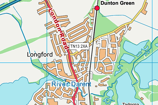 Map of DUNTON GREEN INVESTMENT LIMITED at district scale