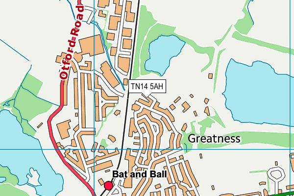 TN14 5AH map - OS VectorMap District (Ordnance Survey)