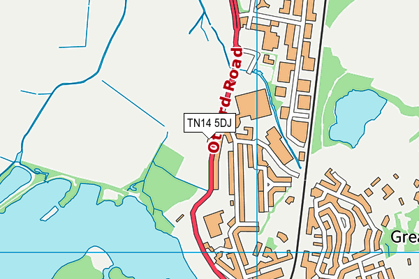 TN14 5DJ map - OS VectorMap District (Ordnance Survey)