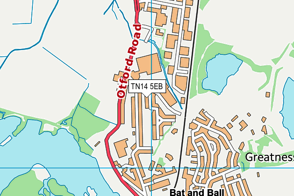 TN14 5EB map - OS VectorMap District (Ordnance Survey)