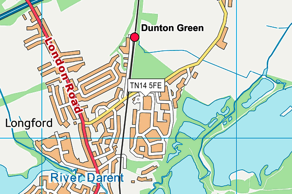 TN14 5FE map - OS VectorMap District (Ordnance Survey)