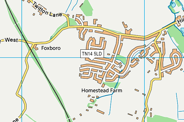 Map of KNIGHTON FIELD LIMITED at district scale