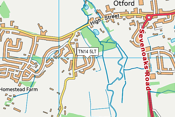 TN14 5LT map - OS VectorMap District (Ordnance Survey)