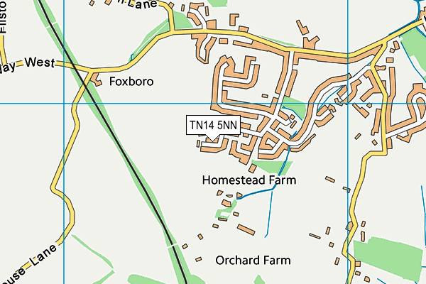 TN14 5NN map - OS VectorMap District (Ordnance Survey)