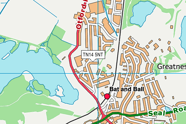 TN14 5NT map - OS VectorMap District (Ordnance Survey)