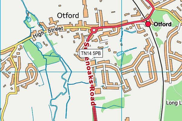 TN14 5PB map - OS VectorMap District (Ordnance Survey)