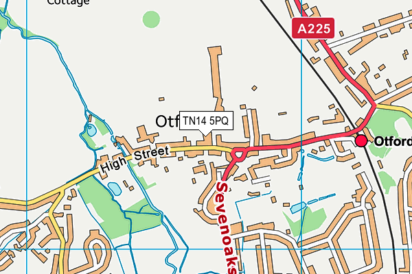 TN14 5PQ map - OS VectorMap District (Ordnance Survey)