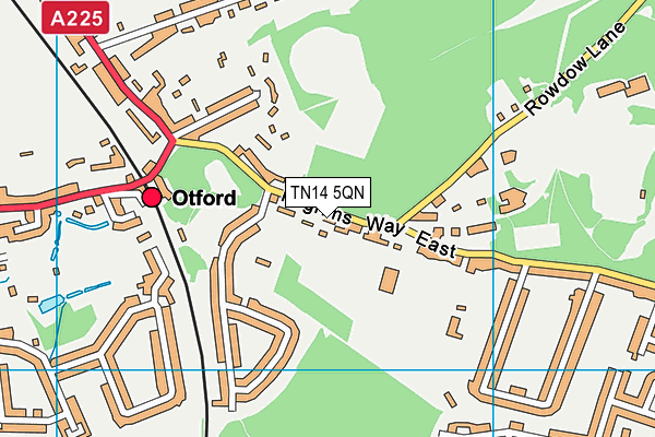 TN14 5QN map - OS VectorMap District (Ordnance Survey)