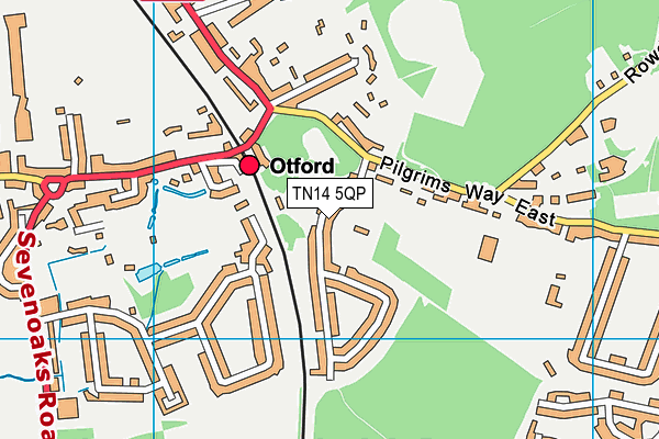 TN14 5QP map - OS VectorMap District (Ordnance Survey)