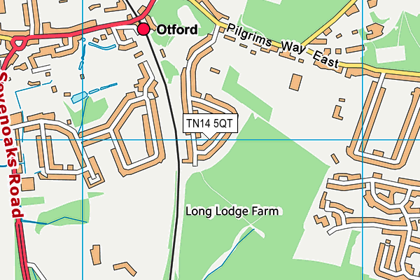 TN14 5QT map - OS VectorMap District (Ordnance Survey)