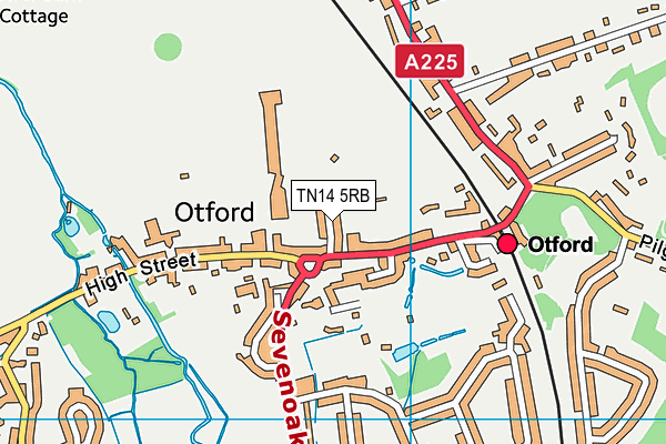 TN14 5RB map - OS VectorMap District (Ordnance Survey)