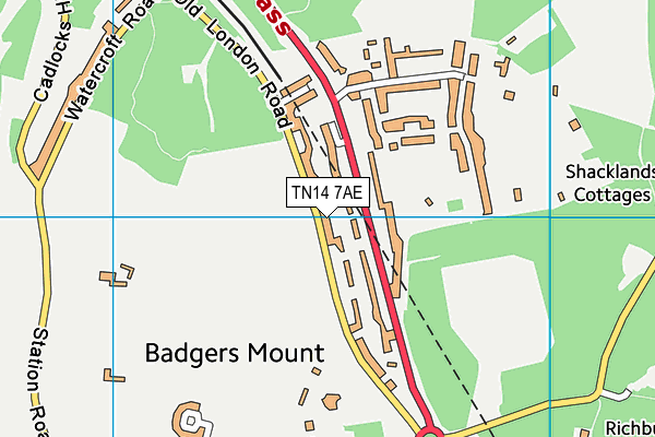 Map of BLUEBELL CEMETERY LIMITED at district scale