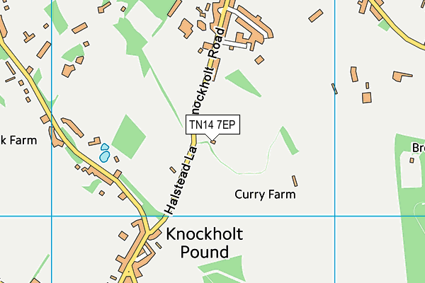 TN14 7EP map - OS VectorMap District (Ordnance Survey)