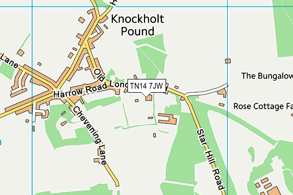 Map of NORTH DOWNS KITCHENS LTD at district scale