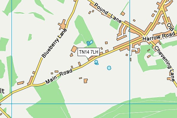 TN14 7LH map - OS VectorMap District (Ordnance Survey)