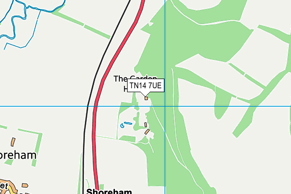 TN14 7UE map - OS VectorMap District (Ordnance Survey)