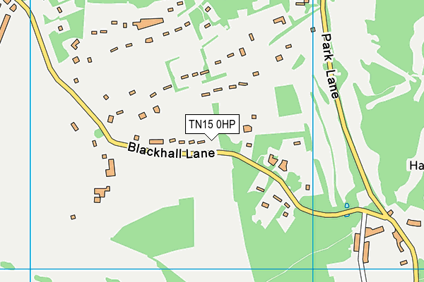 TN15 0HP map - OS VectorMap District (Ordnance Survey)