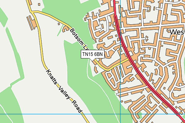 TN15 6BN map - OS VectorMap District (Ordnance Survey)