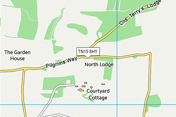 TN15 6HY map - OS VectorMap District (Ordnance Survey)