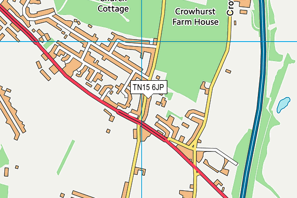 St. Edmund's Church of England Primary School map (TN15 6JP) - OS VectorMap District (Ordnance Survey)