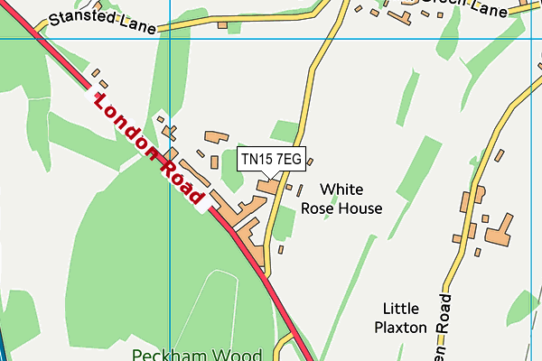 TN15 7EG map - OS VectorMap District (Ordnance Survey)