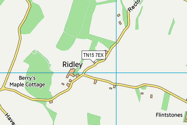 TN15 7EX map - OS VectorMap District (Ordnance Survey)