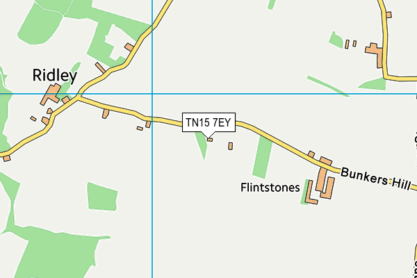 TN15 7EY map - OS VectorMap District (Ordnance Survey)