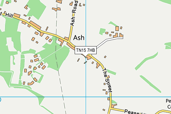 TN15 7HB map - OS VectorMap District (Ordnance Survey)