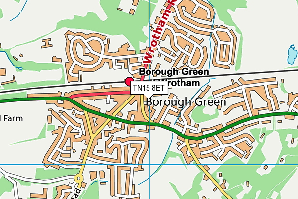 TN15 8ET map - OS VectorMap District (Ordnance Survey)