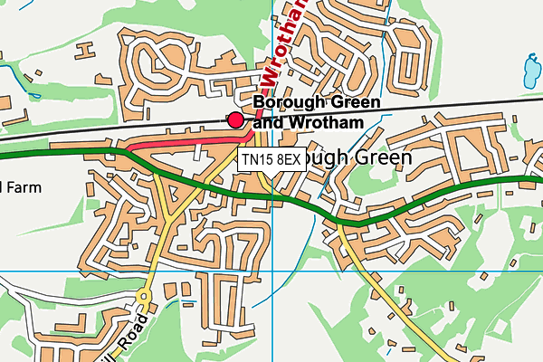 TN15 8EX map - OS VectorMap District (Ordnance Survey)
