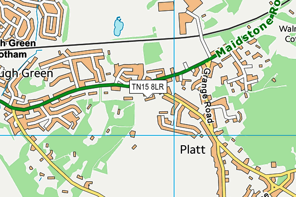 TN15 8LR map - OS VectorMap District (Ordnance Survey)