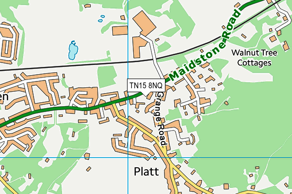 TN15 8NQ map - OS VectorMap District (Ordnance Survey)