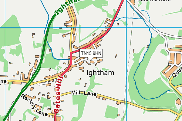 TN15 9HN map - OS VectorMap District (Ordnance Survey)
