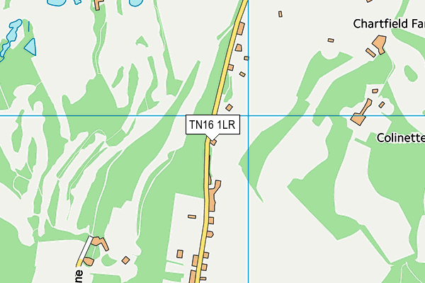 TN16 1LR map - OS VectorMap District (Ordnance Survey)