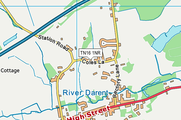TN16 1NR map - OS VectorMap District (Ordnance Survey)