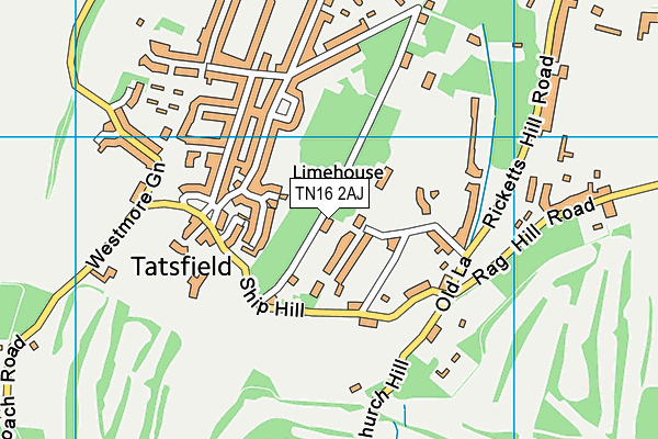 TN16 2AJ map - OS VectorMap District (Ordnance Survey)
