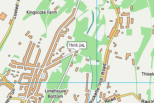 TN16 2AL map - OS VectorMap District (Ordnance Survey)