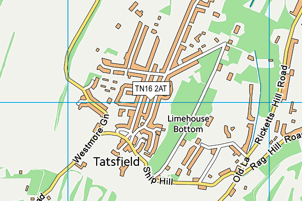 TN16 2AT map - OS VectorMap District (Ordnance Survey)