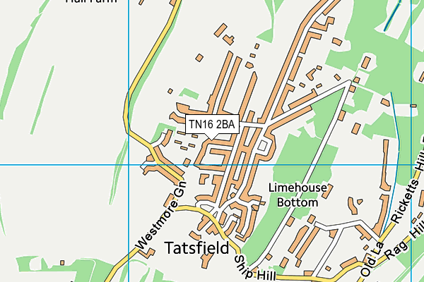 TN16 2BA map - OS VectorMap District (Ordnance Survey)
