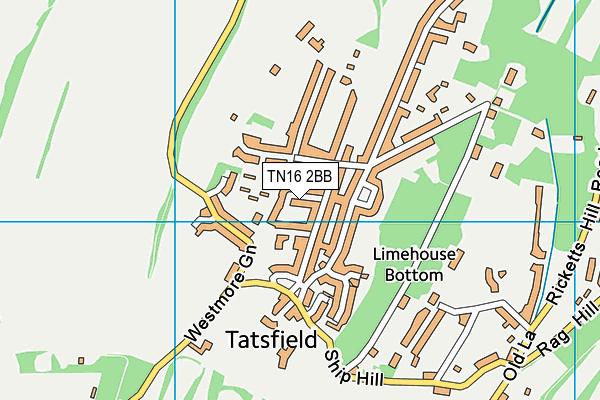 TN16 2BB map - OS VectorMap District (Ordnance Survey)