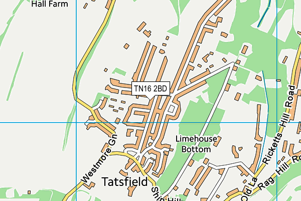 TN16 2BD map - OS VectorMap District (Ordnance Survey)