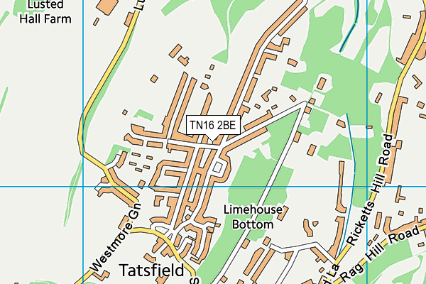 TN16 2BE map - OS VectorMap District (Ordnance Survey)