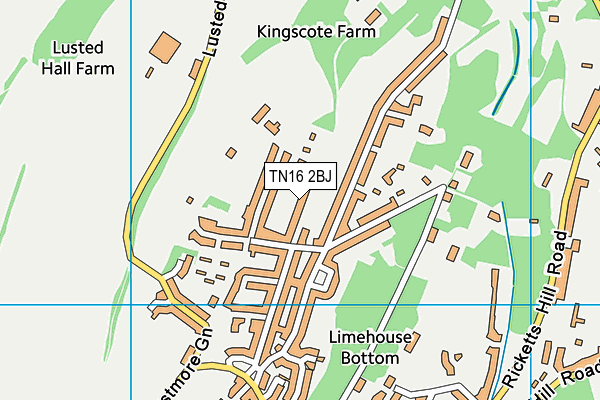 TN16 2BJ map - OS VectorMap District (Ordnance Survey)